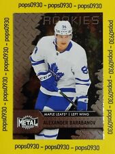 Alexander Barabanov, Toronto Maple Leafs, 2021, Metal Universe, Rookie, #103