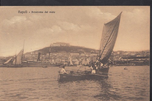Italien postkarte neapel - -,