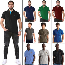 Gant Mens Polo Shirts Kurz Ärmel Freizeit Works T-Shirt Atmungsaktiv Baumwolltop