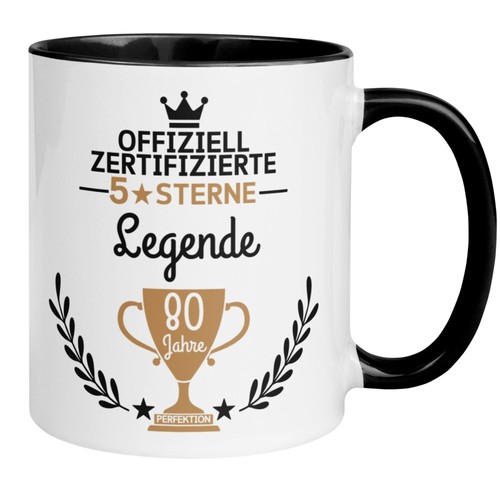 Tasse geburtstag mann - 80.,