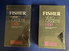 Betamax Videokassetten Fisher