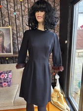 Vintage 50er Jahre Woll Wackel Kleid klein