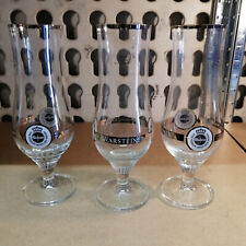 Warsteiner Bierglas 3x 0,4 l Colani-Design Bauchbinde