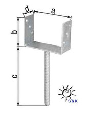 GAH ALBERTS U- Pfostenträger