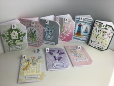 Grußkarte, Glückwunschkarte, Handarbeit, Stampin up u.A. (Auswahl -P- 1-9)