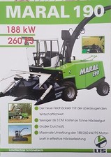 Prospekt Feldhäcksler MARAL 190 Landtechnik Schönebeck, DDR, Fortschritt
