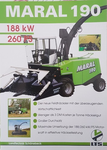 Prospekt feldhäcksler maral - prospekt,