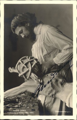 Oberammergau bayern alois lang - alois,