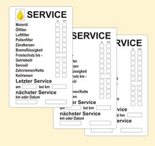 Service Check Aufkleber Serviceaufkleber 1 - 500 Stück Folie selbstklebend
