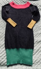 Lacoste Studio Kleid Damen Eu 38 - 40 Stretch Wolle Pullover longshirt M L 