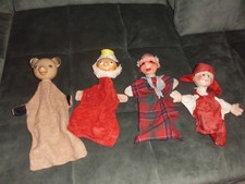 4 Handspielpuppen 1960er Jahre