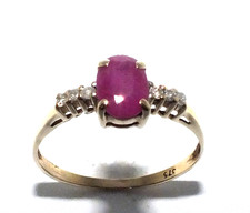 Damenring 9ct Gelbgold Ring