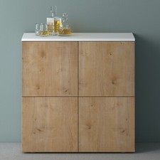 Kommode Sideboard Weiß Holz