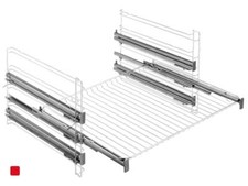 AEG TR3LFSTV FlexiRunners™ Vollauszug für ProCombi 3 Paar Teleskopschienen Dampf
