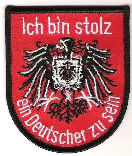 Deutschland aufnäher ich - aufnäher, "ich