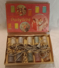 DDR Narva 10er Partylicht Bunt OVP Dekoration Partybeleuchtung Funktionstüchtig