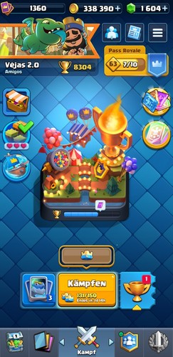 Clash royale account 8300 - royale, |