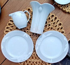 Eschenbach Serie "Thema/Ritmo" u. Vase Arzberg "Corso/Flora Bianca", 21 Teile.