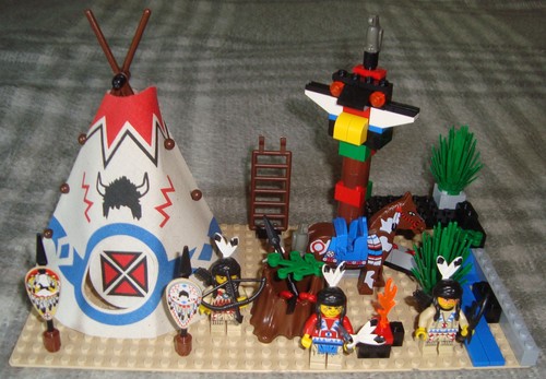 Lego konvolut indianer set - lego,