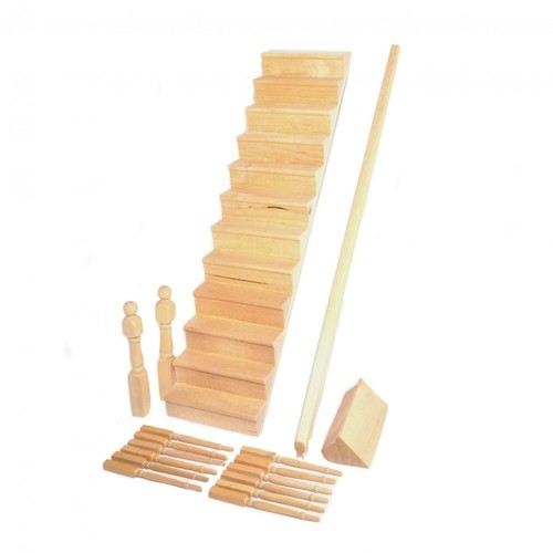 Puppenhaus treppe mit gebogen - puppenhaus,