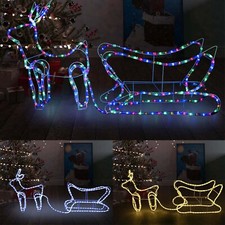 Rentier mit Schlitten