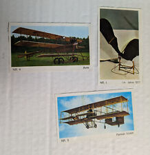 Americana Sammelalbum Flugzeugparade Bilder Nr. 1-5 von 1971