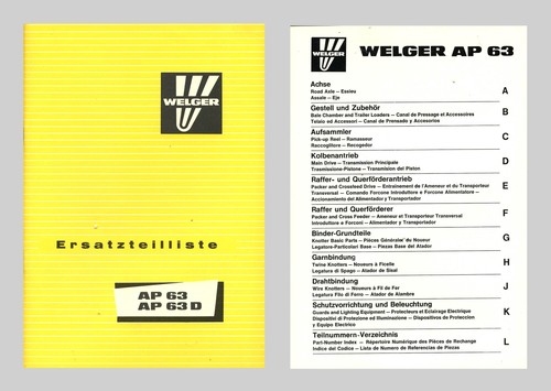 Welger hochdruckpresse 63 - welger,