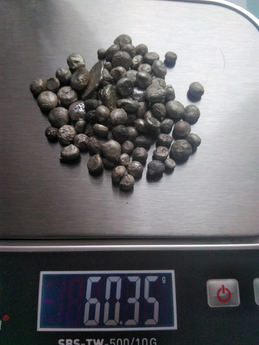 Silber granulat aus - silber,