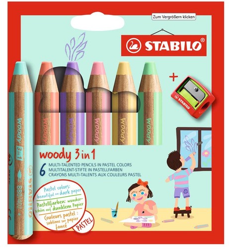 Stabilo woody 3in1 dicke - 3in1,