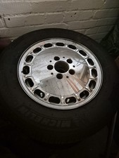 Mercedes 560 SL Originalfelgen – 4 Stück verchromt mit Michelin Reifen