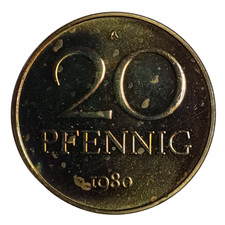 Ddr kursmünze pfennig 1980 - kursmÜnze,