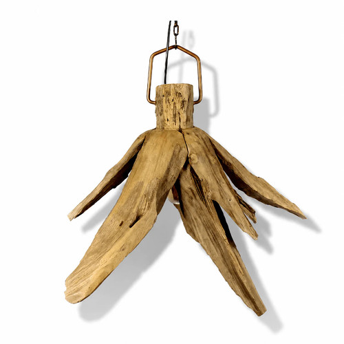 Shelton holz deckenlampe - holz,