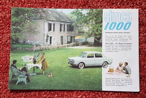 Prospekt simca 1000 - simca,