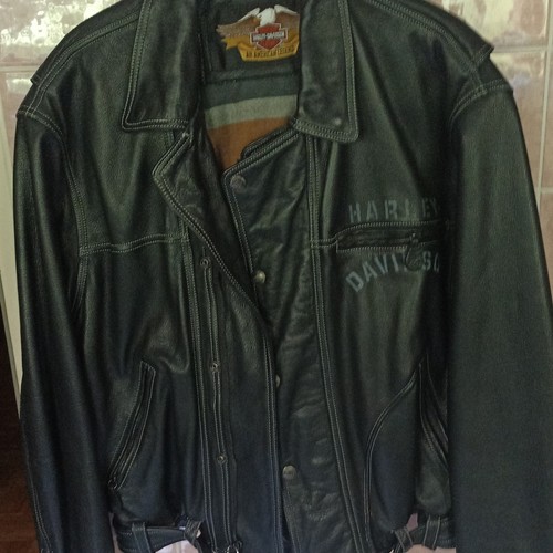Schwere motorradlederjacke - schwere,