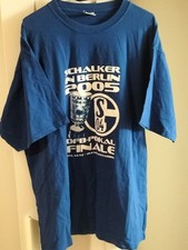 Fußball T-Shirt Schalke 04 DFB Pokal Finale Berlin 2005 Gr.XXL