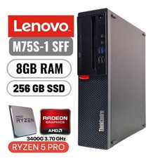 Lenovo ThinkCentre M75s-1 Ryzen 5 PRO 3400G 3.70Ghz 8GB DDR4 256GB SSD Ohne Win