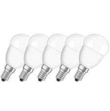 5 x Attralux LED Leuchtmittel Tropfenform 3,2W = 25W E14 matt 250lm 827 warmweiß