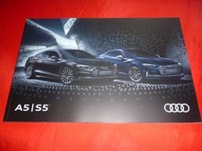 AUDI A5 S5 F5 Coupe Sportback Cabriolet 2.0 TFSI 2.0 TDI 3.0 TDI Prospekt 2017