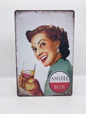 Blechschild amstel 20x30cm - blechschild,