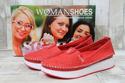 Scandi damen slipper rot - damen,
