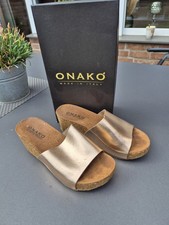 Onako Keil Pantolette Kork Gr.37 Ilenua 1  gebraucht