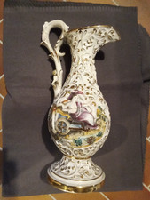 Capodimonte Vintage Vase oder Krug mit einem Henkel, Höhe 44 cm,