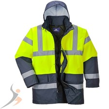 Arbeitsjacke Winterjacke Warnjacke Warnschutzjacke Regenjacke Fahrrad Gr. XS-8XL