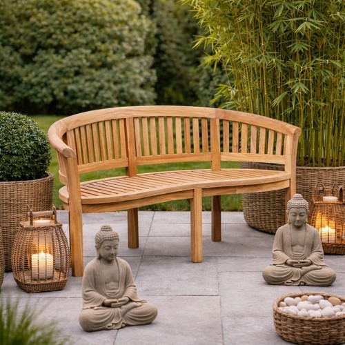 Teak sitzbank pisang - sitzbank,
