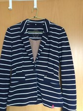 Blau-weiß gestreifter Damen