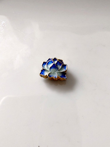 Cloisonne perle lotus - 👑1, "lotus"