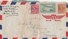 Brief verschickt aus den USA