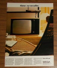 Seltene Werbung vintage WEGA