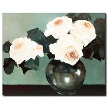 NOVAARTE Acryl Gemälde Bild Blumen Abstrakte Malerei Kunst Modern Rosen ORIGINAL