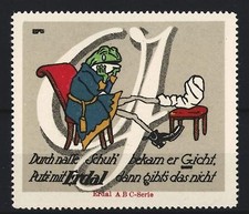 Reklamemarke erdal b - reklamemarke,